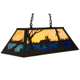 Old Forge 6-Light Pool Table Lights Geometric Pendant