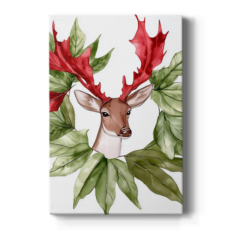 Art des Fêtes de Noël - Toile tendue avec châssis DCCCLxxxiv, H 27 po x l 18 po