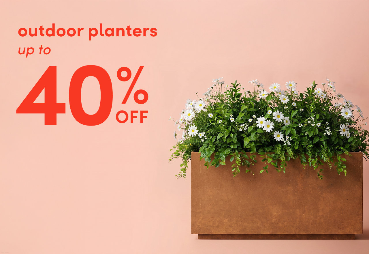 outdoor planter clearance