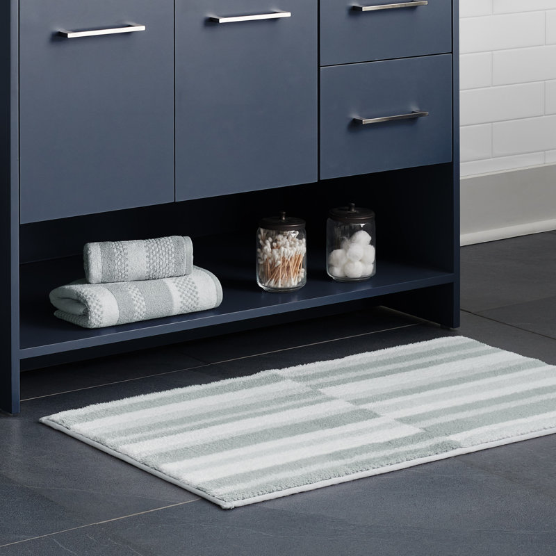 Ensemble de tapis pour salle de bain Lucien Drylon, Gris / beige