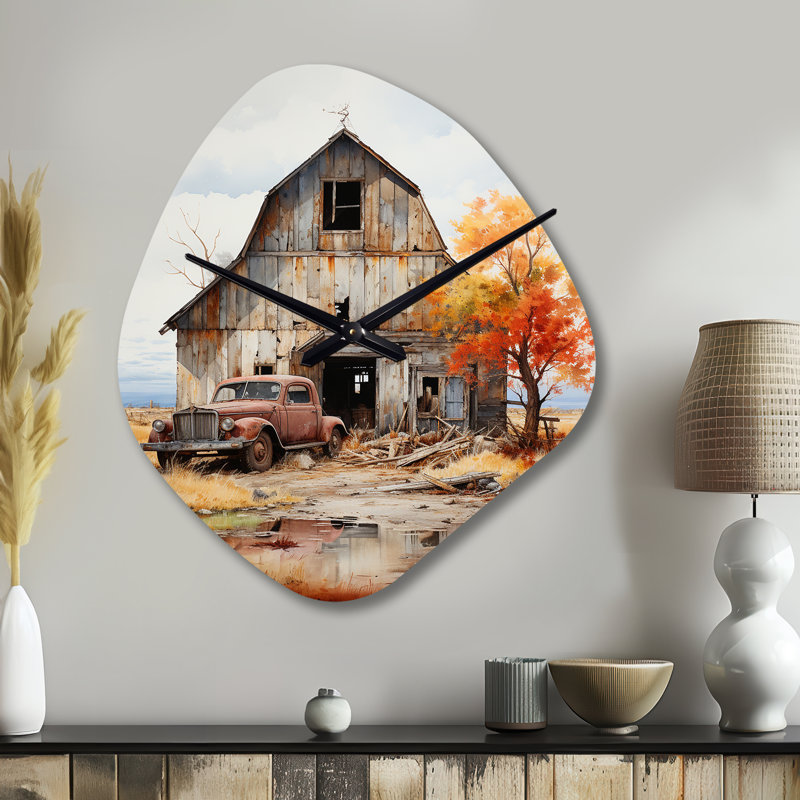Horloge murale Barns Rustic Charm, Grand