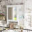 Wall Mounted Bathroom Storage Cabinet, Medicine Cabinets With Large Mirror Door(Not Include Bathroom Vanity )-1397887388