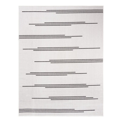 Leonardville Striped Indoor / Outdoor Rug