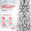 Arbre de Noël artificiel préinstallé facile à installer, arbre à crayons mince pour un charme sans effort-275472099-275472100