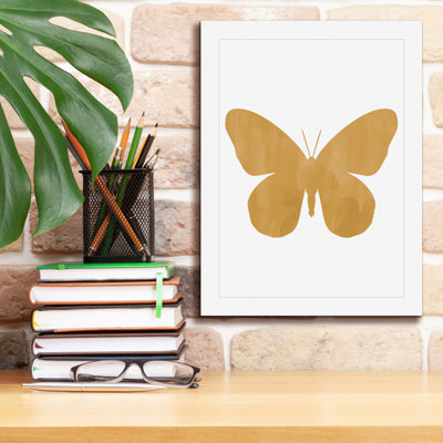 «Gold Butterfly» par Erin Clark, art mural sur toile