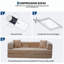 Canapé-lit 80,7 po en velours côtelé avec rangement, causeuse convertible pour petits espaces-1544603715