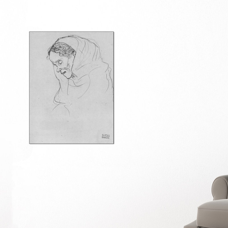 Gustav Klimt - Wrapped Canvas Print, 80cm H x 60cm W x 1.8cm D