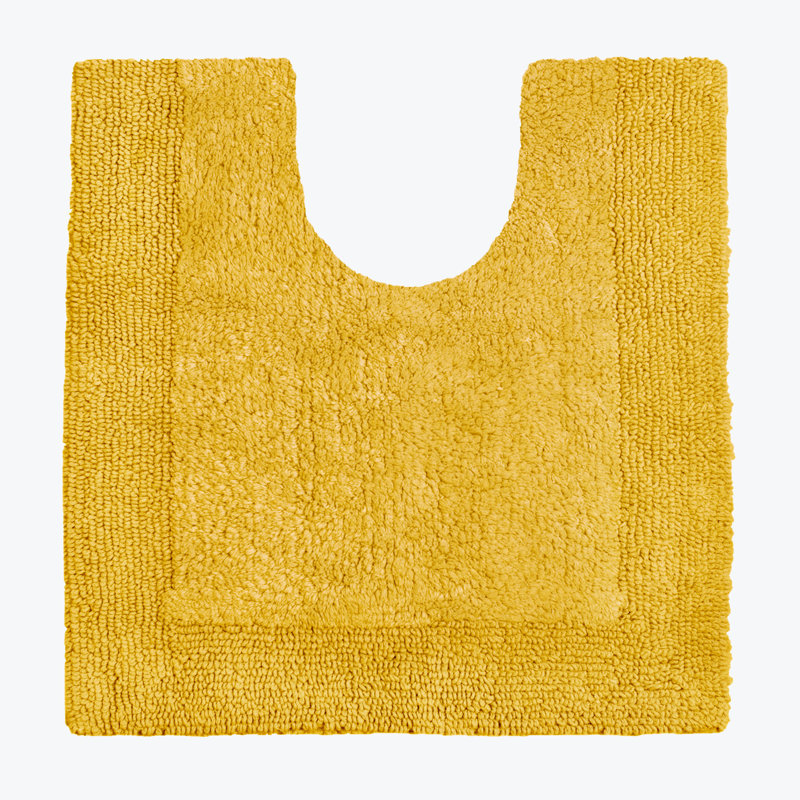 Fredrico Reversible Pedestal Mat, Mustard