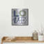 «Love with Eucalyptus Wreath III» par Marla Rae, art mural en métal-469700054