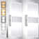 Dimmable LED Wall Sconces 4 Color Temperature Set of 2