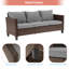 Ensemble de conversation avec fauteuil berçant et pivotant pour 5 personnes Charlenne-1294166096-1294166098