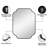 Gluck Metal Flat Wall Mirror