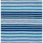 Tapis de chambre à coucher en coton fait à la main bleu / ivoire-865817318