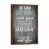 Classic Brown Wood Framed