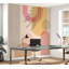 Murale abstraite pelez et collez - Mid-Century géométrique-1374085918