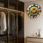 Horloge murale en verre 24 po