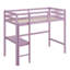 Lit mezzanine simple taille haute (bois d'hévéa) - barrière de sécurité, bureau intégré et échelle-1990254375