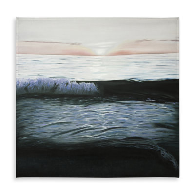 Desaturated Sunset Turquoise Tablecloth - Indoor/Outdoor Decor