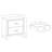Carpino 22'' W Nightstand