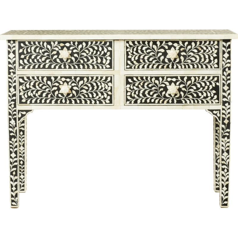 Bone Inlay Vivienne Console Table