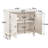33.6" Retro Sideboard With Elegant Design, Adjustable Shelf, And A Smooth Surface For Quick Cleaning Mid Century Modern Dining Room Solid Wood Legs, Stable Support, Easy Assembly Process-1299296195