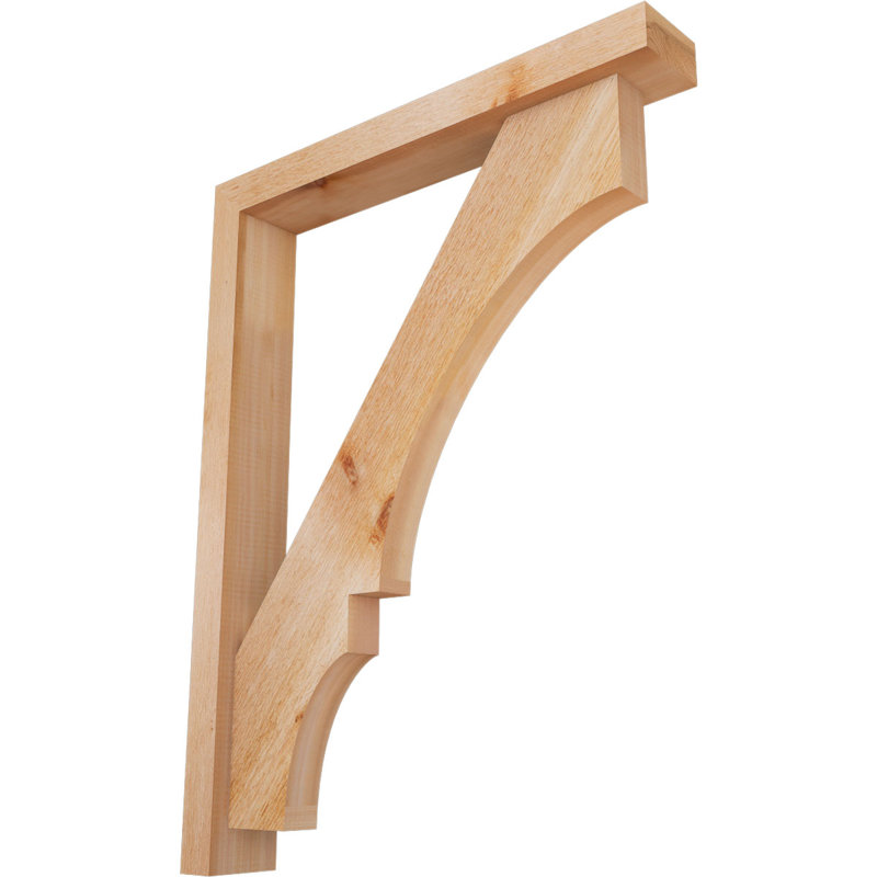 Support de bloc Balboa avec entretoise décalée, 34 x 26, Cèdre rouge occidental de l 4 po (scié brut)