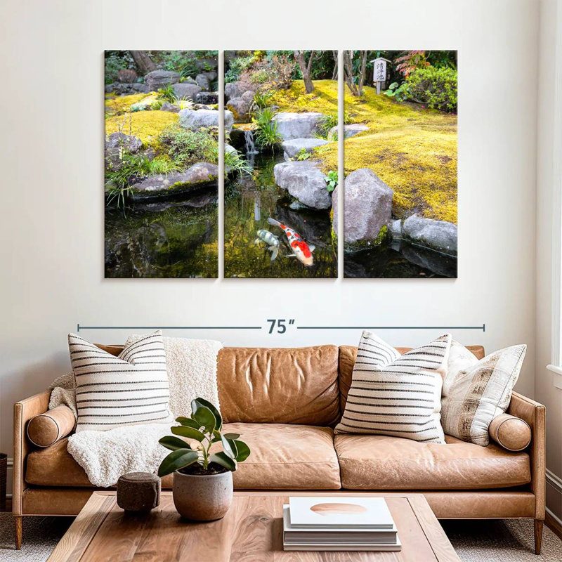 Rorry Japanese River, 42" H x 65" W