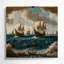 Art nautique brun, "Nautical Trading routes"-2085386971