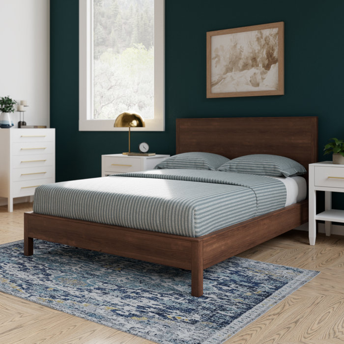 Joss & Main Cascade Solid Wood Platform Bed & Reviews | Wayfair