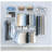 Adjustable Metal Wire Shelving System For Custom Closet Organization, Expandable Storage Solution With Hardware Included