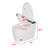 Smart Toilet With Advance Bidet And Auto Open Lid, Soft-Closing Heat Seat, Tankless Auto Flush, Massage Clean, Warm Wash/Dryer, Remote Control