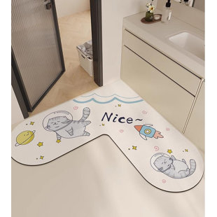 Decontamination Diatomaceous Earth Absorbent Bathroom Mat
