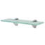 Tablette murale flottante avec supports à pince en verre trempé-873435507-873435404