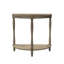 Table d'appoint antique avec tablette inférieure