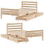 Solid Wood Bed Frame