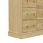 Grande armoire à vin 94,5 "avec vitrine, porte-bouteilles et 9 tiroirs