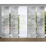 Polyester Semi Sheer Sliding Panel