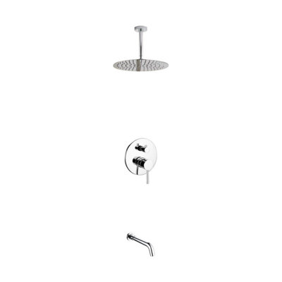 Bustillos Complete Shower System with Rough in-Valve