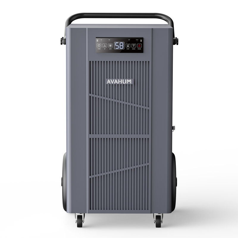 Déshumidificateur commercial AVAHUM 320 pintes avec pompe, technologie anti-corrosion pour 2 150 pieds carrés