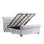 Grand lit de rangement tapissier Hartfried