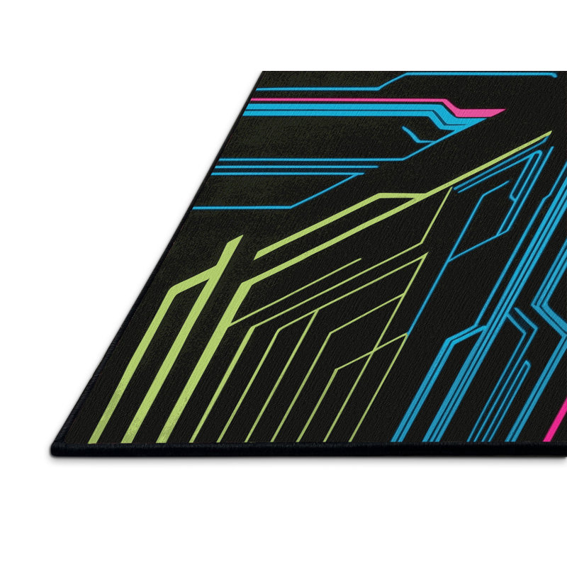 Tapis à prisme Pixelated, Rectangulaire 2 pi x 3 pi