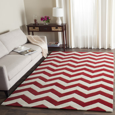 Teresita Chatham Hand Tufted Wool Chevron Rug