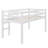Twin Elevated Loft Bed With Ladder And Strengthened Slat Bed Base-1774588887