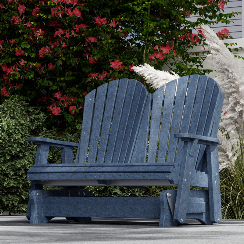 Fauteuil oscillant double Heritage, Bleu patriote