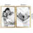 Hinged Picture Frame with Shatter-Resistant Glass - Metal Picture Frame Displays Two Photos-113738537-113738541