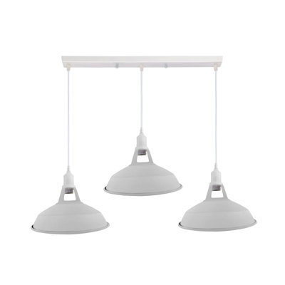 3 - Light Silver Kitchen Island Pendant
