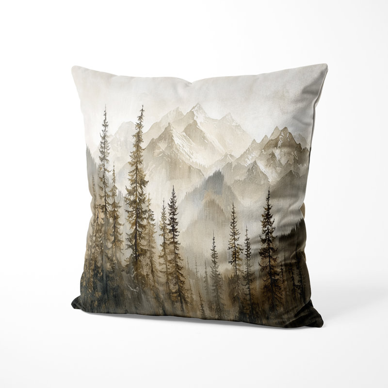 Coussin décoratif Timber and Peaks, H 16 po x l 16 po