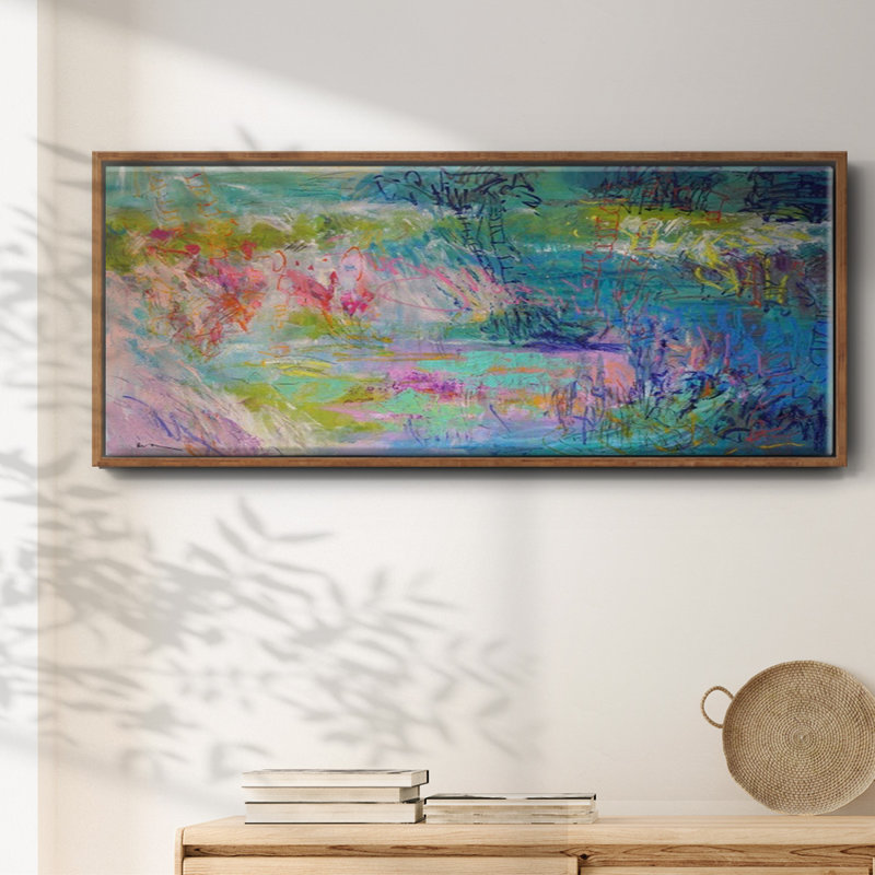 «Floating on a Dream», toile encadrée, H 12 po x l 30 po