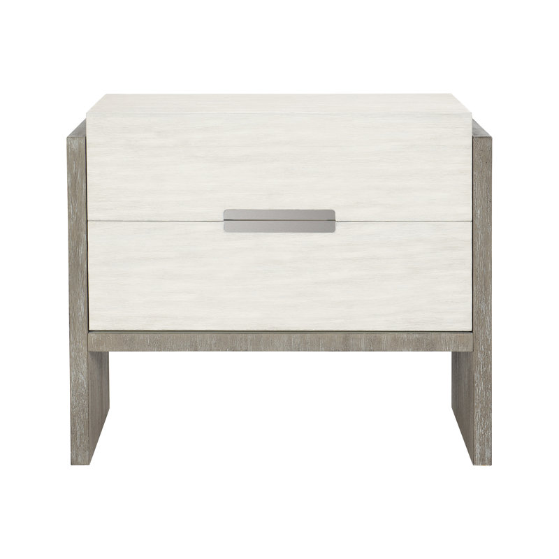 Foundations 2; - Drawer Solid Wood Nightstand