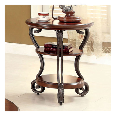 Table de bout Traditional Cherry Brown